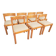 Vintage Pine Dining Chairs by Martin Visser for 't Spectrum, 1960s, Set of 7