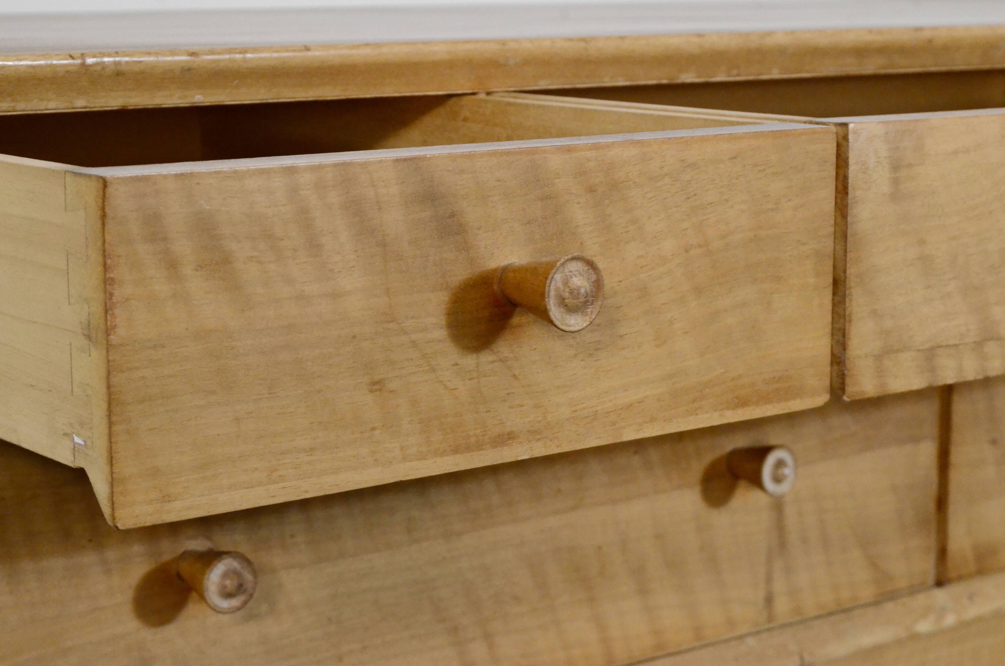 Midcentury Alfred Cox Sideboard Dresser In Walnut Modern Danish Style Vinta