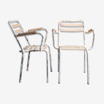 Chaises de jardin avec accoudoirs xavier pouchard