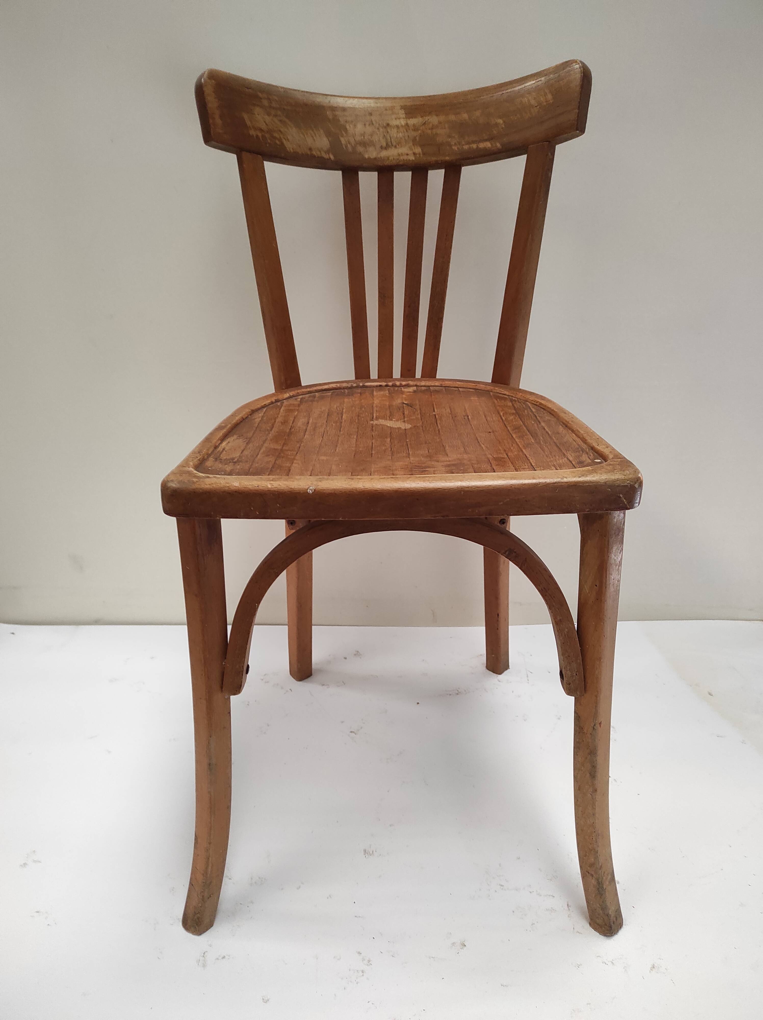 Beech wood bistro chair