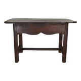 Work table with drawer, workshop table, wooden dining table. 18th century