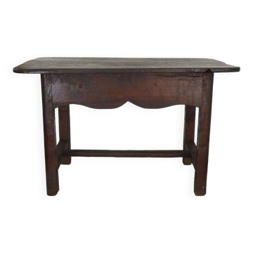 Work table with drawer, workshop table, wooden dining table. 18th century