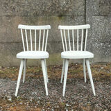 Pair of Baumann bistro chairs