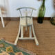 Vintage wooden rocking horse in its patina