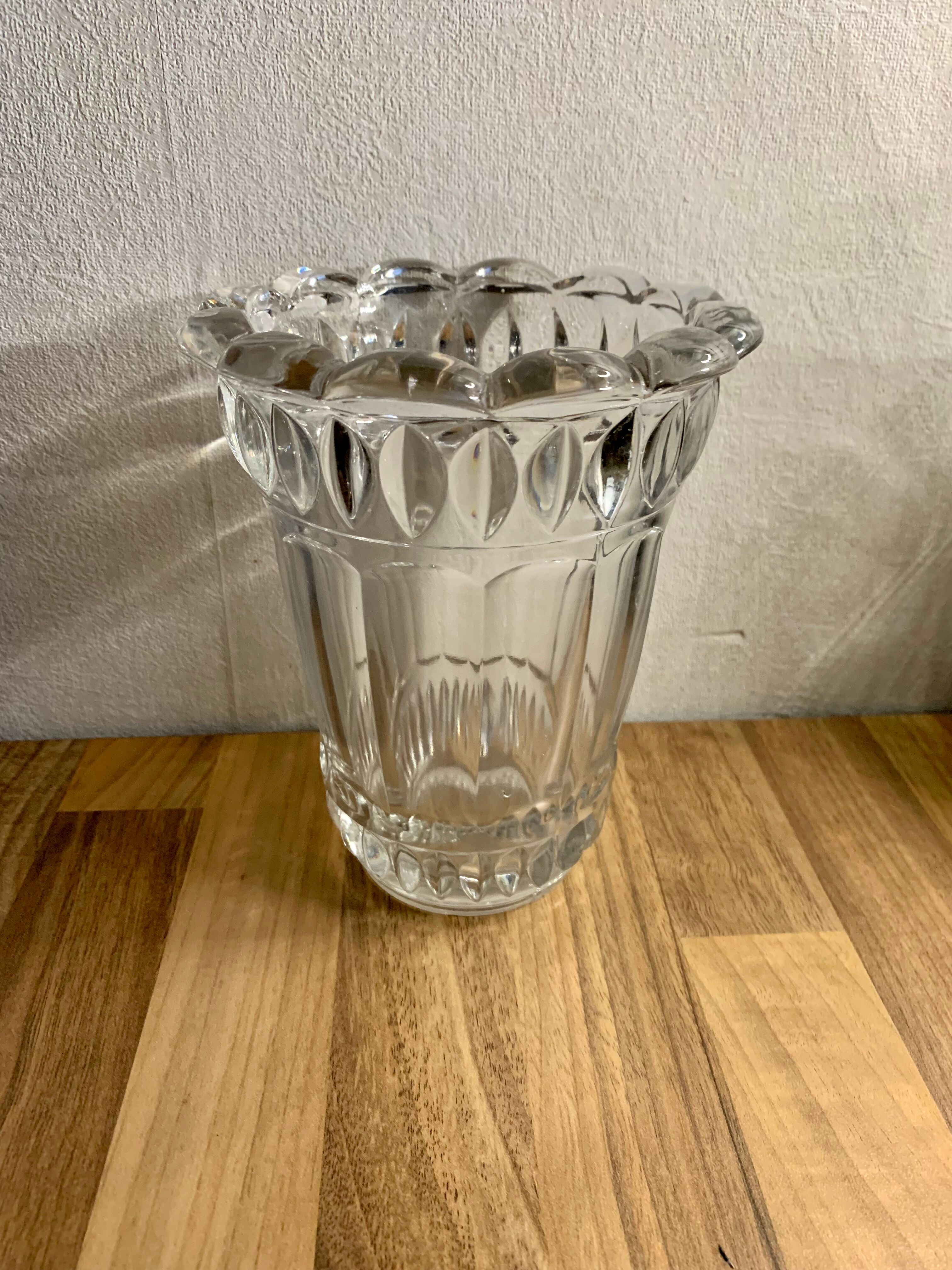 Vintage glass vase