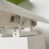 Pair of Parscot wall lights in white lacquered metal from the 80s