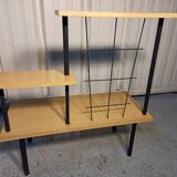 Shelf of the 50s-60s on 3 levels