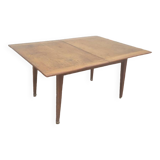 Rustic farm table called "Portefeuille" in solid oak 19th - 1m48x1m08