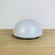 Vintage half-sphere opaline ball wall light