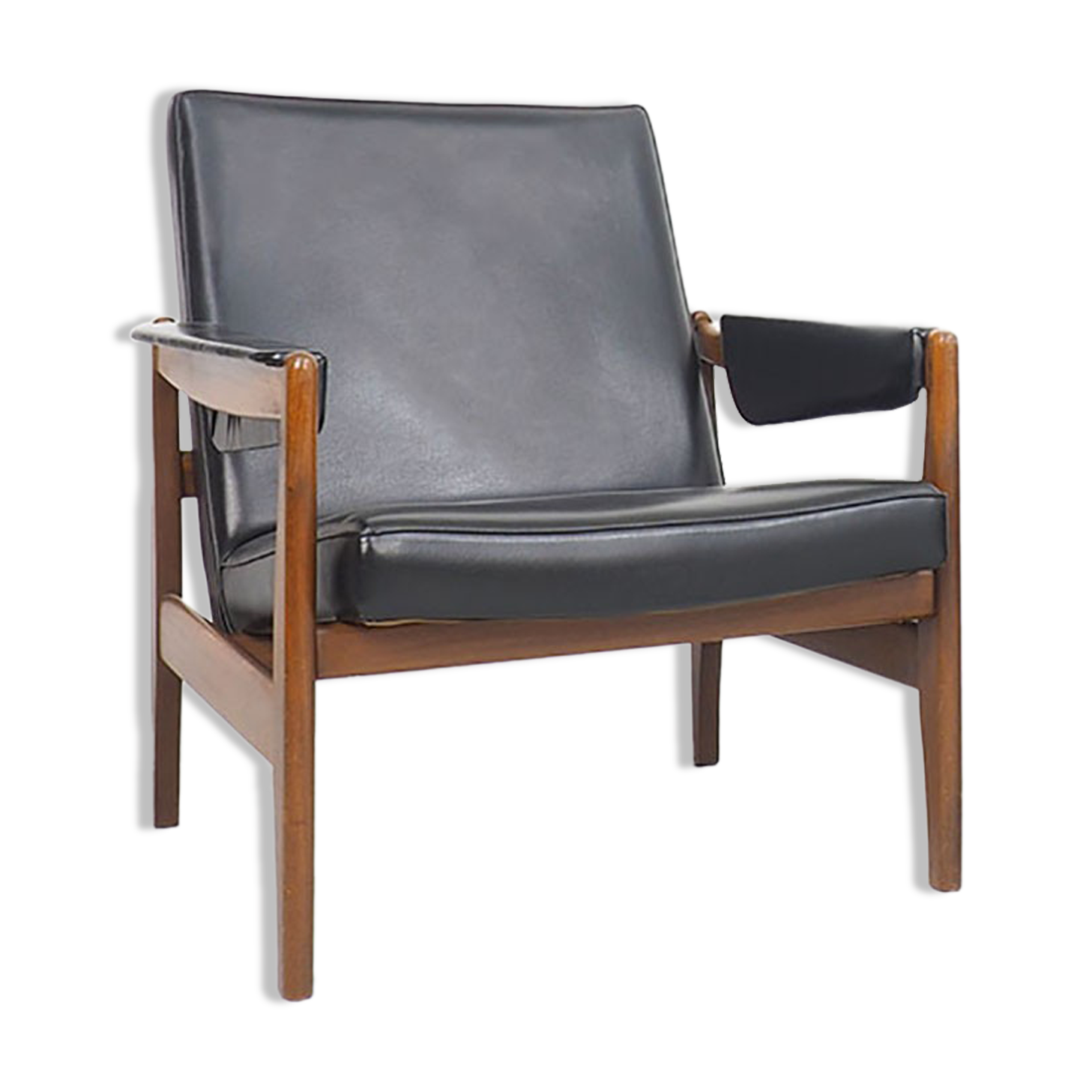 Vintage Teak Lounge Chair, 1960s