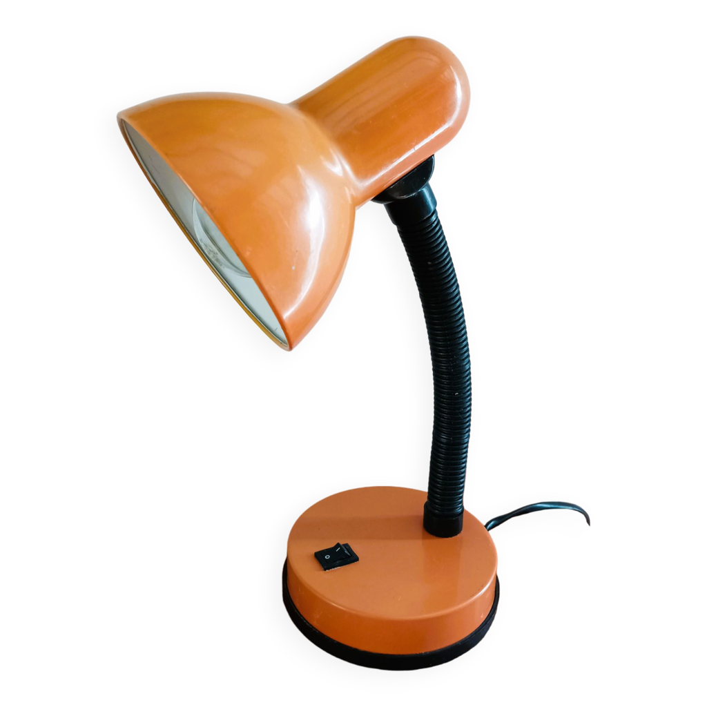 Lampe de bureau décoration Gooseneck orange