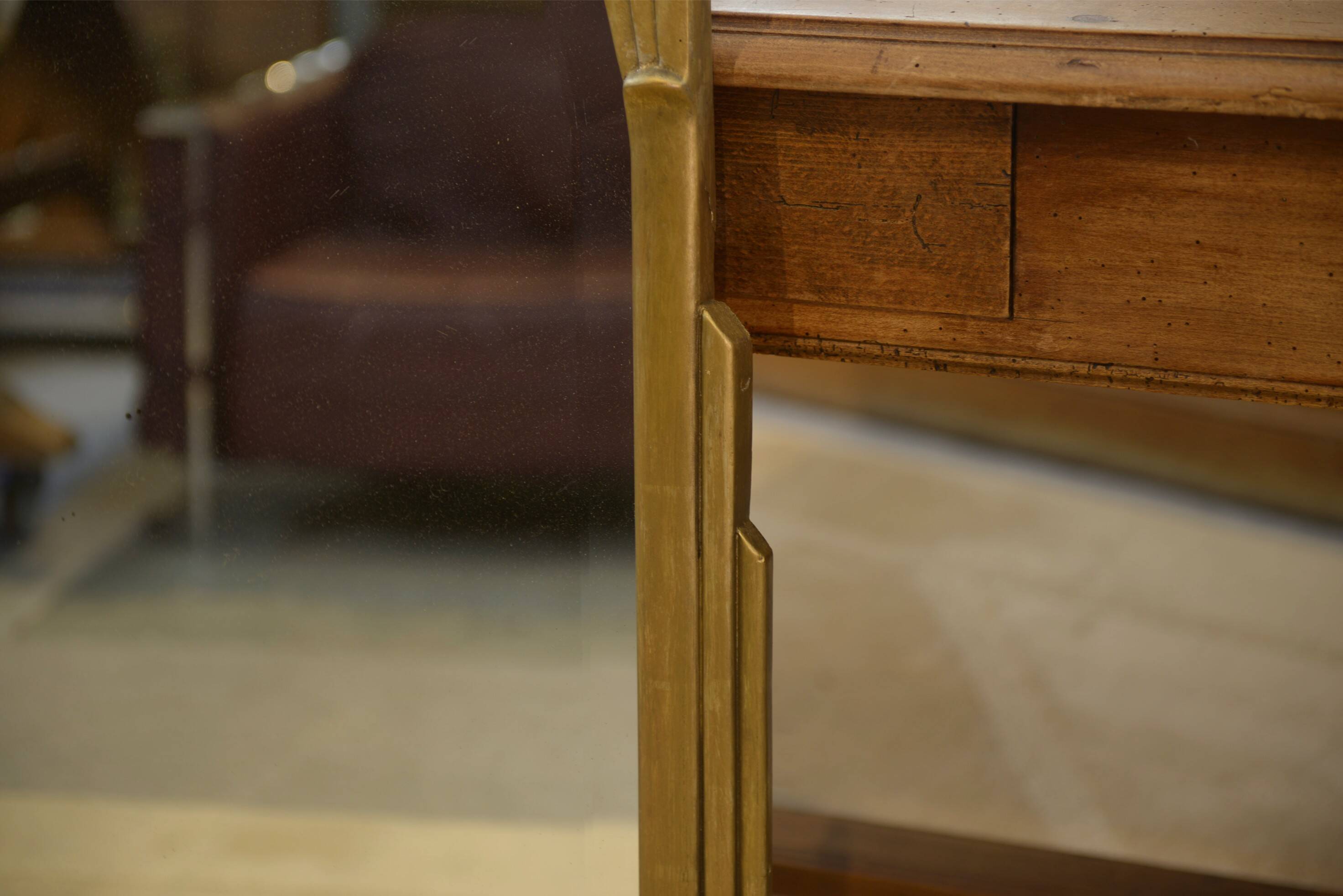 Miroir art déco verre biseauté 1930’s