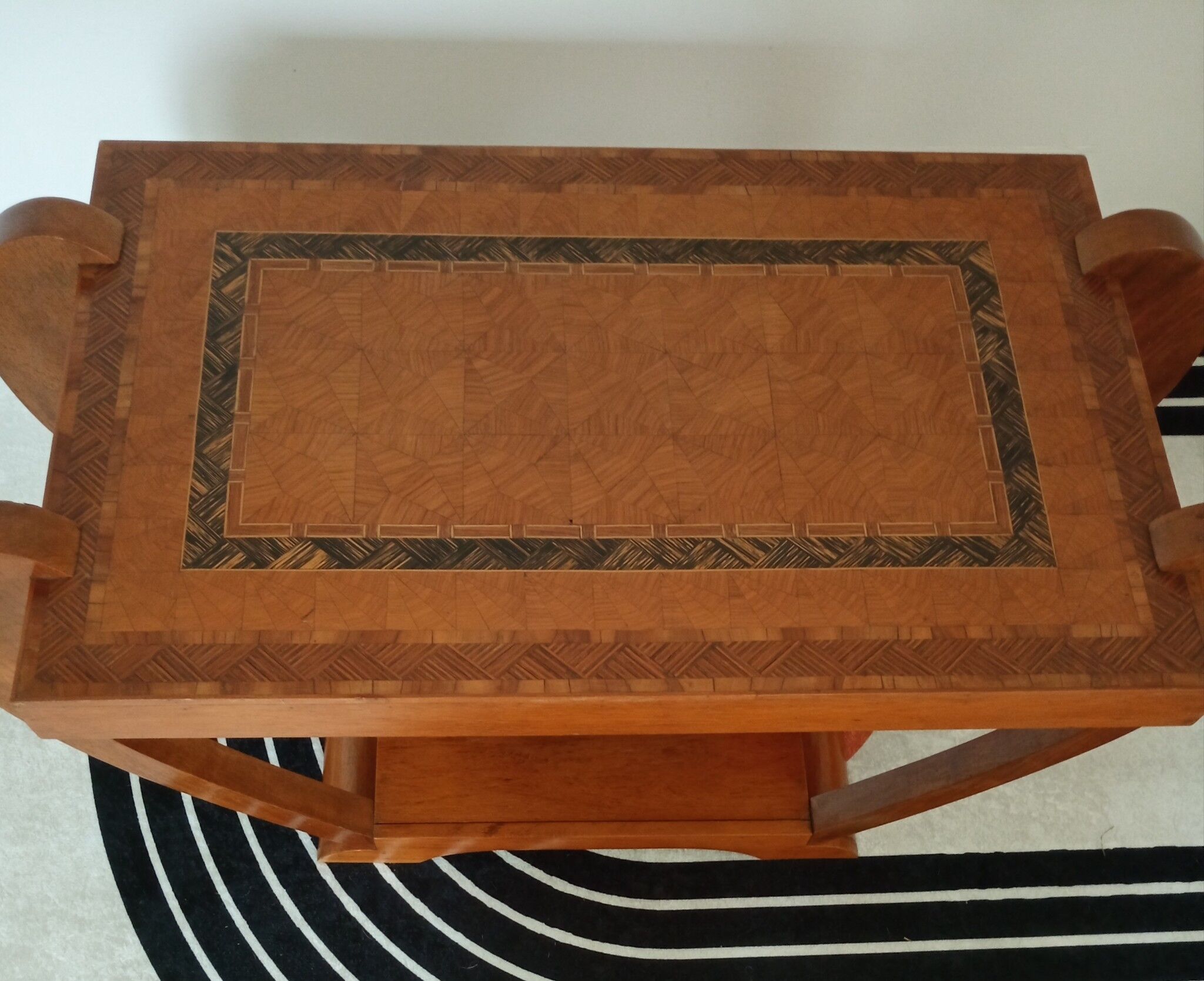 Inlaid coffee table