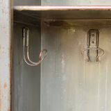 1940s industrial workshop locker room