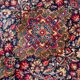 Handmade antique Persian Kerman rug 4' x 6.4' (122cm x 195cm) 1920s