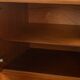 Two-piece hi-fi sideboard from the 1960s, teak veneer