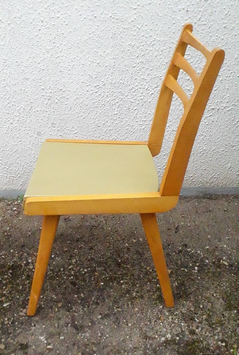 Scandinavian style wooden chairs