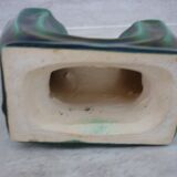 Vintage stylized cactus green candle holder