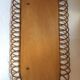 Mirror in rattan vintage 96 x 45cm