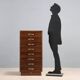 Vintage commode with 8 drawers by Dino Fanciulli in poplar, Italy, 1950s.