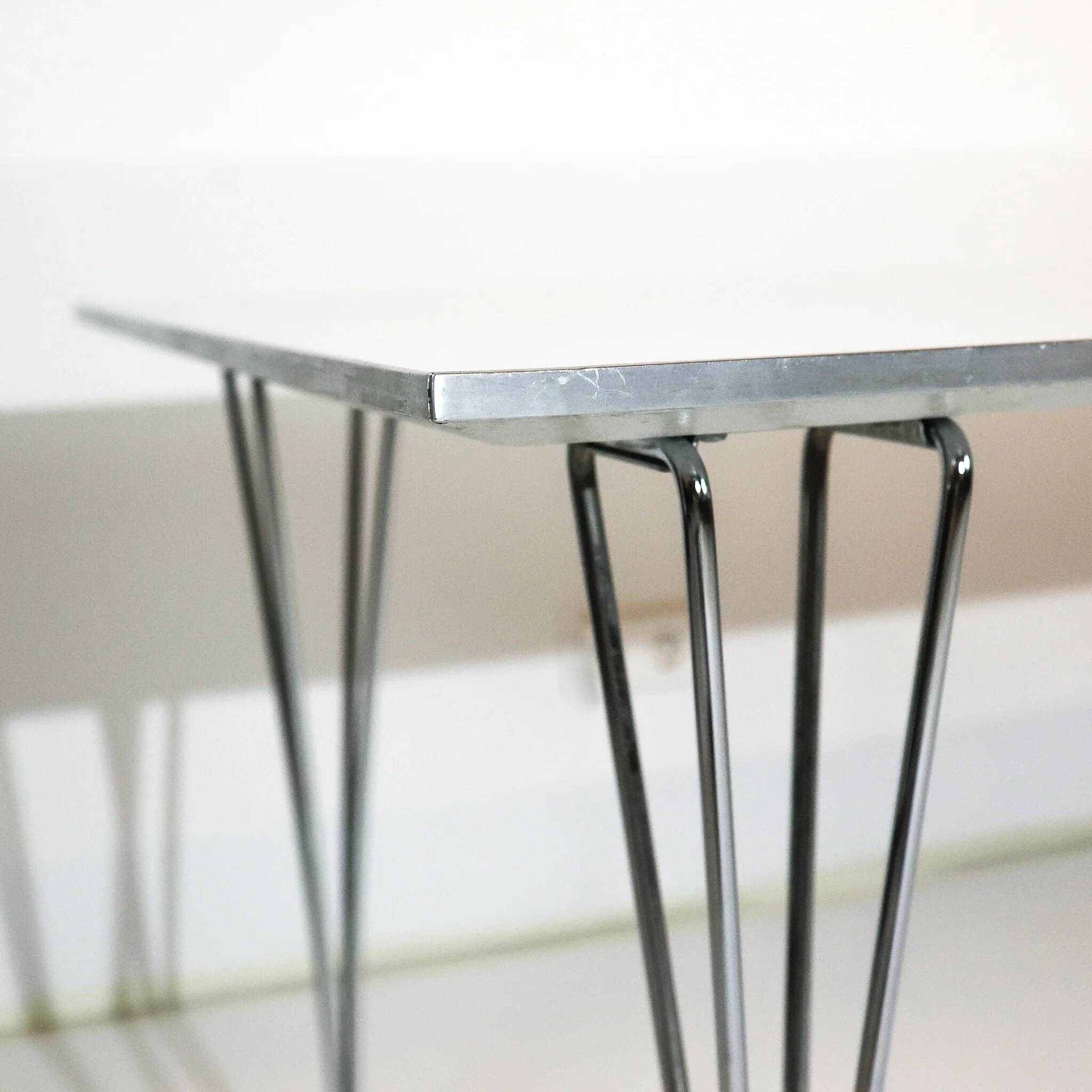 Vintage rectangular dining table by Piet Hein, Bruno Mathsson and Arne Jacobsen for Fritz Hansen, Sweden.