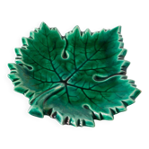 Green ceramic / slip pocket emptier, Leaf model, Clam Ceramics