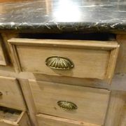 Counter with marble top from the 20th century.