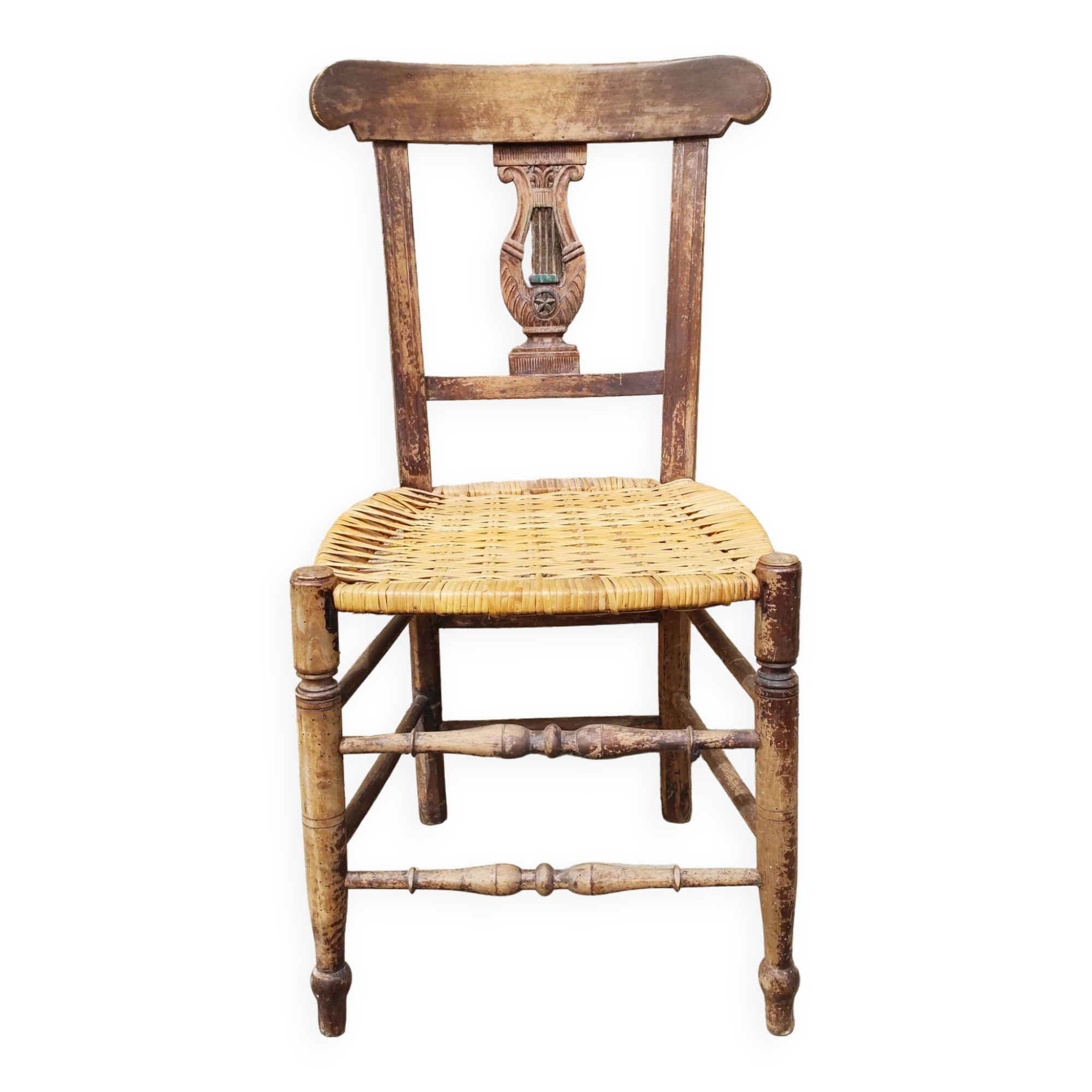 Antique patinated chair