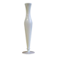 Vase soliflore blanc en opaline.