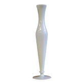Vase soliflore blanc en opaline.