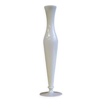 White opaline soliflore vase.