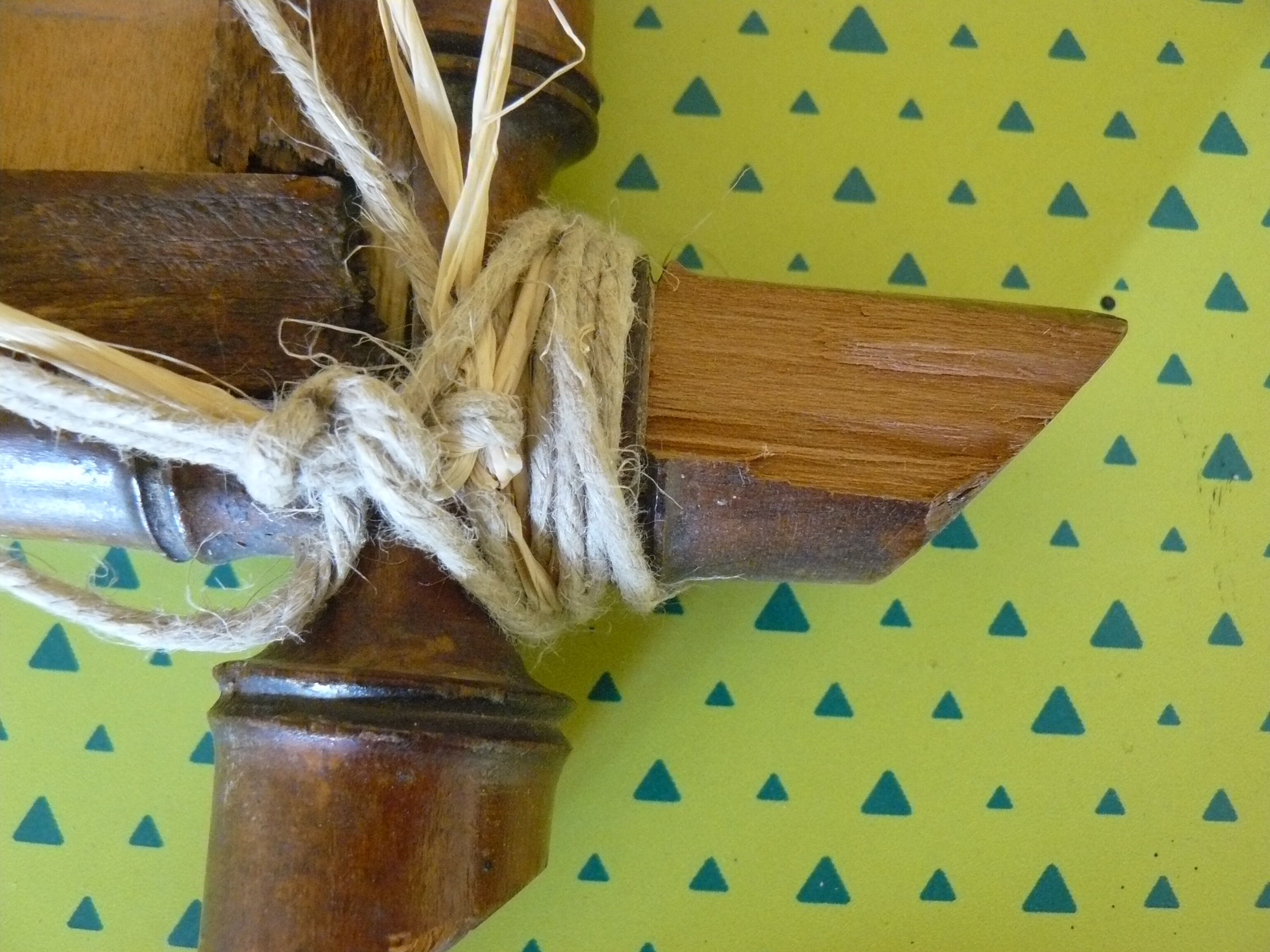 Bamboo mirror 55x43cm