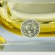 Original yellow Murano glass ashtray by Bucella Cristalli Murano, 1970s.