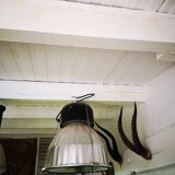 Industrial-style metal hanging lamp