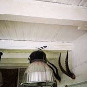 Industrial-style metal hanging lamp