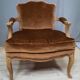 Fauteuil cabriolet style Louis XV