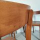 6 vintage bistro chairs, 50s/60s