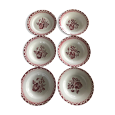 Old plates Digouin Sarreguemines france model Patricia