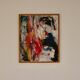 Original Swedish Oil on Canvas – “Abstract” by KB – Vintage & Framed  49 ×
