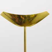 Postmodern floor lamp in brass and wood by Rodolfo Dordoni, Italy, 1980s.