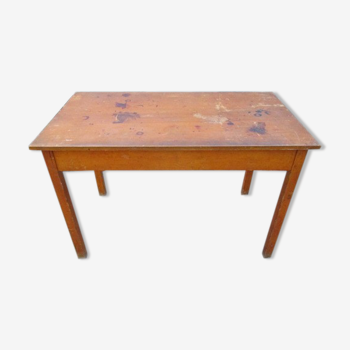 Table d'administration ancienne en bois