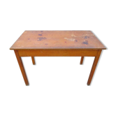 Table d'administration ancienne en bois