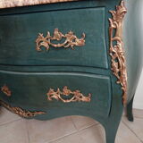 Louis XV curved dresser 2 drawers