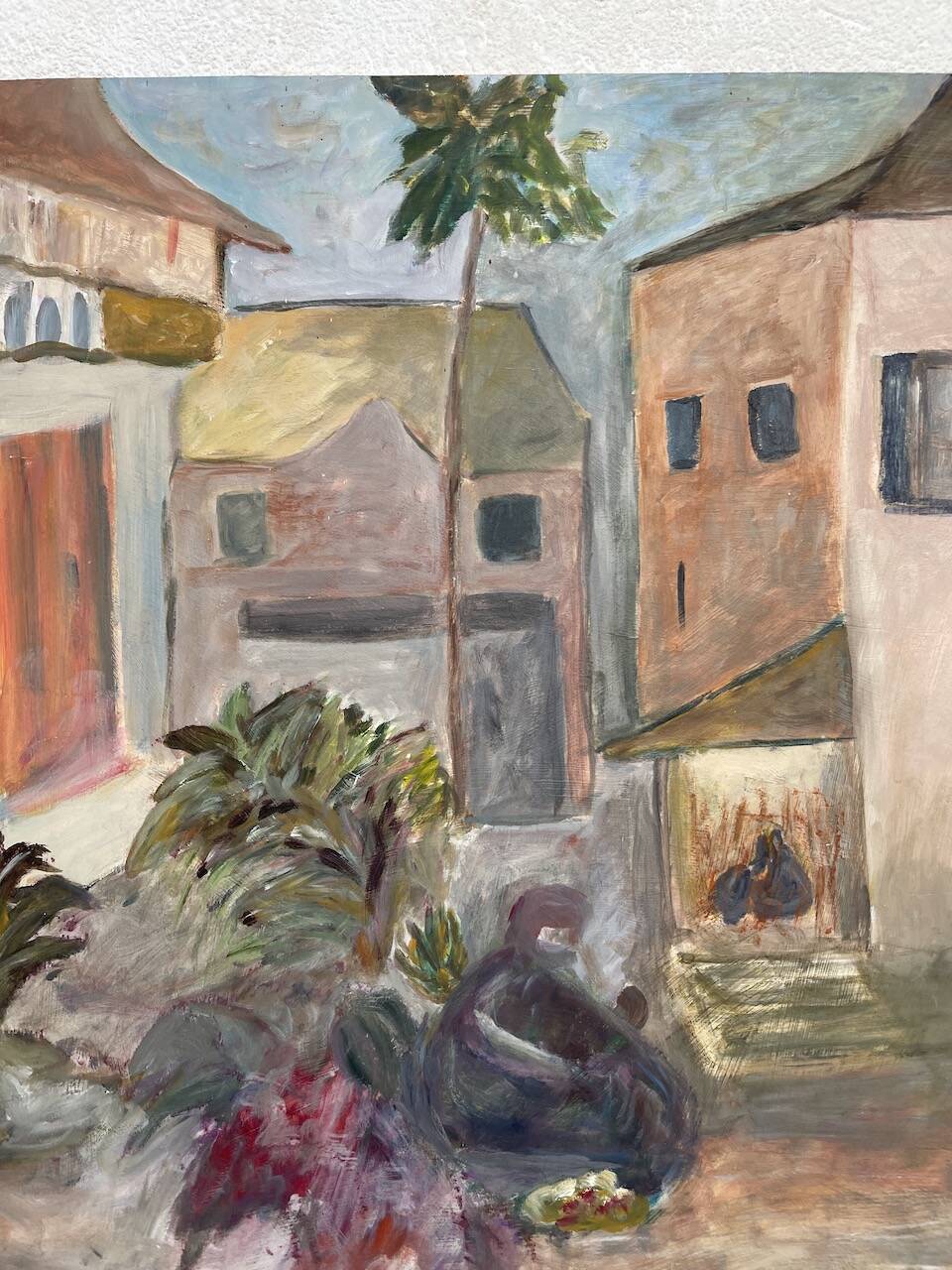 Oil on landscape panel