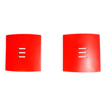 Ceramic wall sconces 1980s