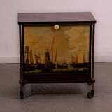 French mid-century bar cabinet. Circa 1970.