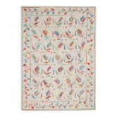 Kilim afghan brode suzani 232 x 169 cm