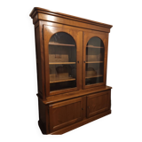 Louis Philippe 2-door glass bookcase