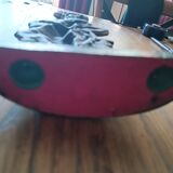 Cast iron door block cherub