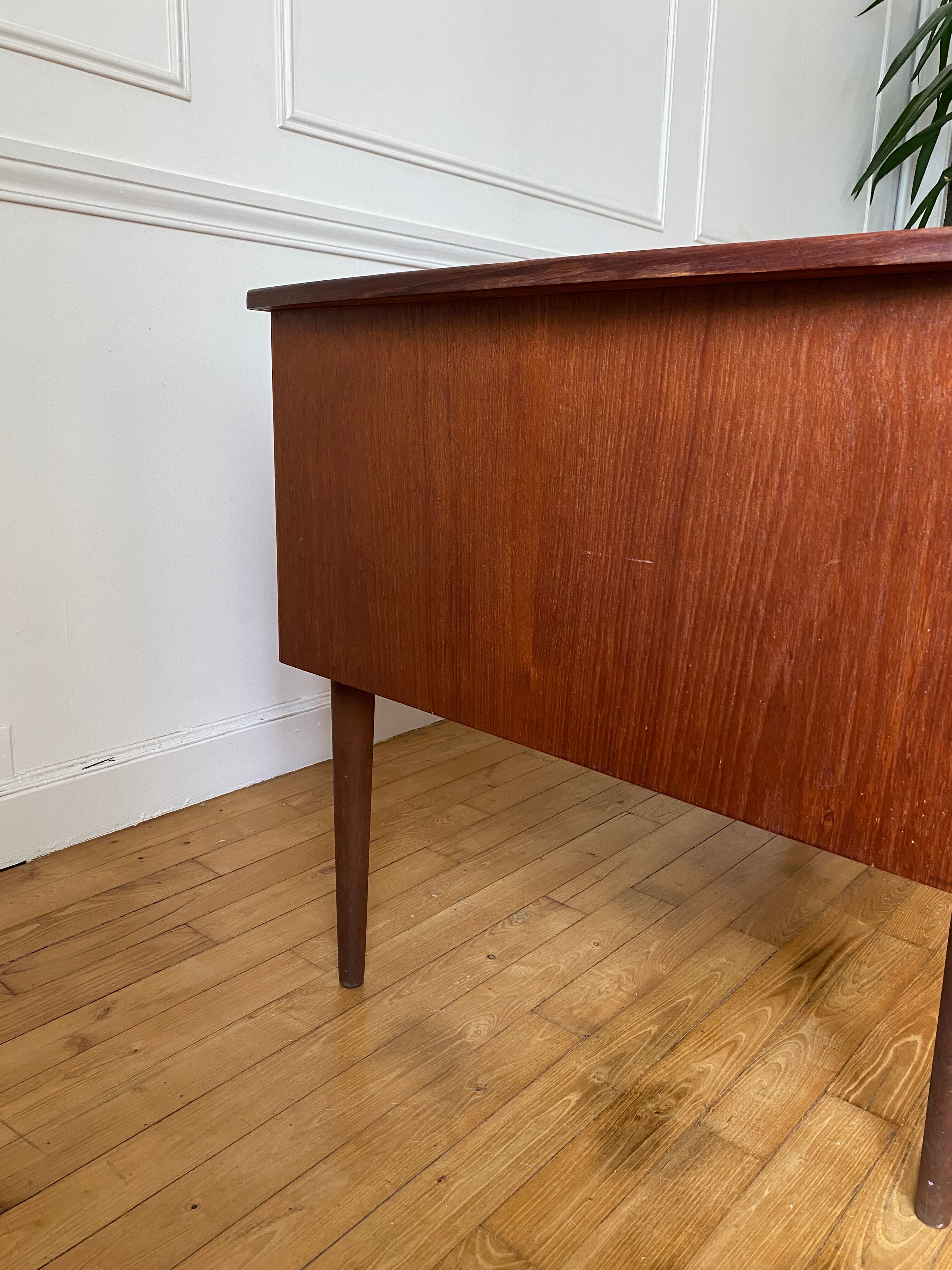 Scandinavian teak desk